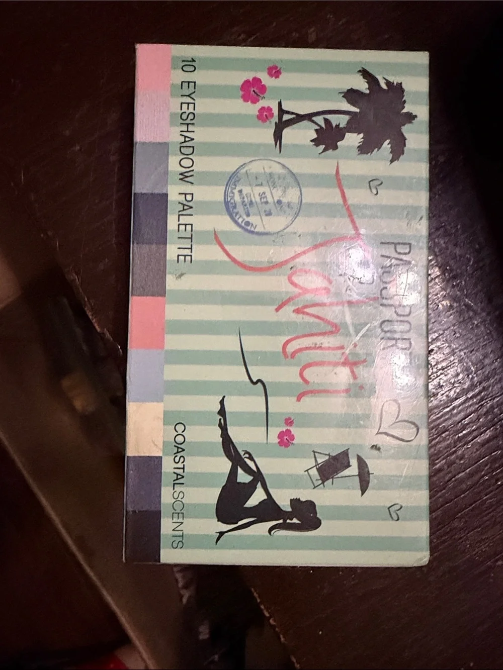 Passport to Tahiti Coastal Scents Eye Shadow Palette - Pastel Multi